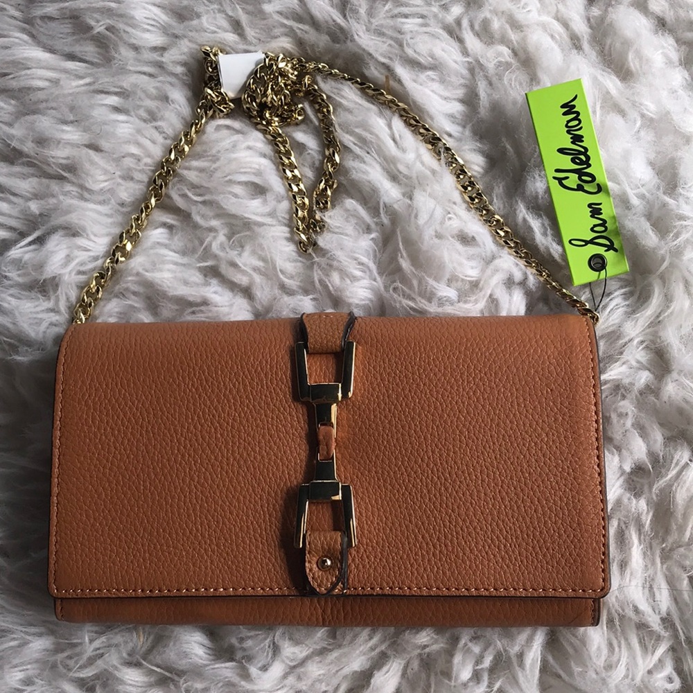 Leather Convertible Chainlink Wallet